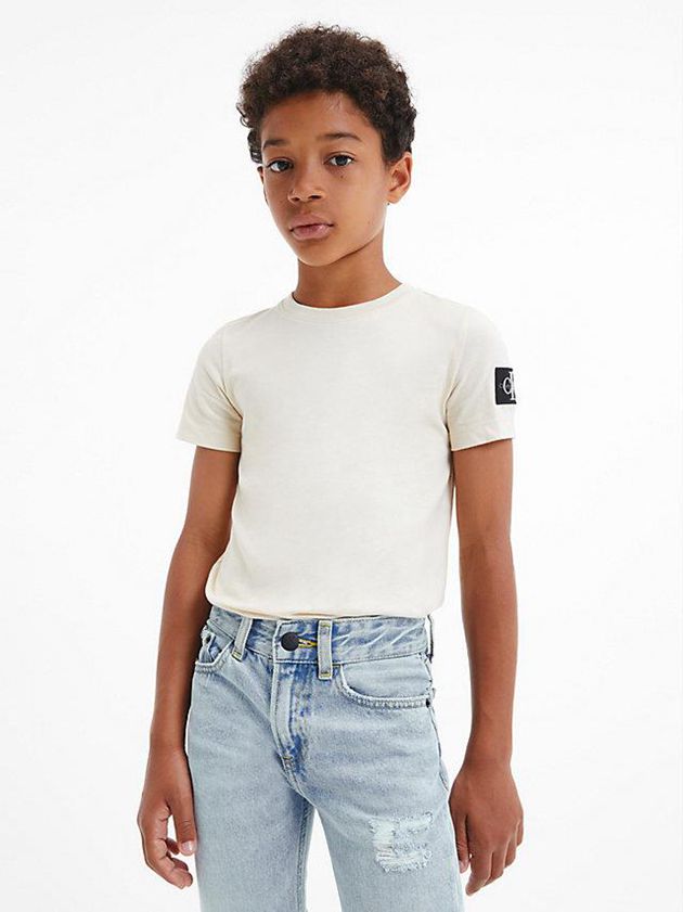 Calvin Klein USA Organic Cotton Boys T-Shirt White 3069572-SD